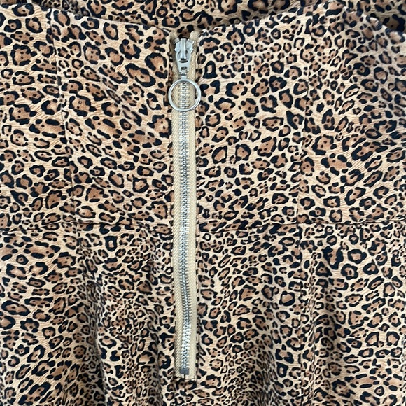 Urban Outfitters leopard mini dress Size 2 - Picture 9 of 12